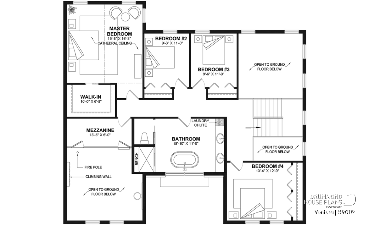 2nd level - Magnificient eco-friendly Farmhouse, 4+ beds, 2 kitchen islands, playroom, gym, optional finished basement ($) - Ventura
