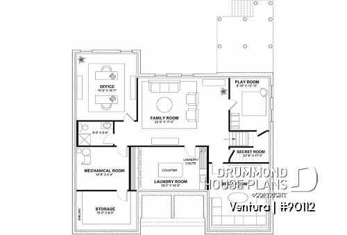 Finished basement - Magnificient Farmhouse with 4+ beds, two kitchen islands, 2 offices, 2 living rooms, playroom, gym and more! - Ventura