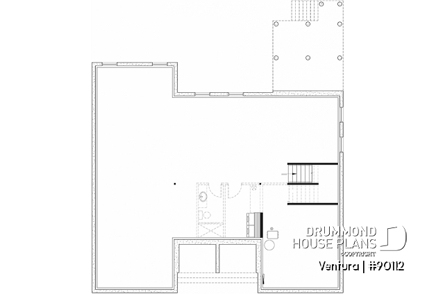 Unfinished basement - Magnificient eco-friendly Farmhouse, 4+ beds, 2 kitchen islands, playroom, gym, optional finished basement ($) - Ventura