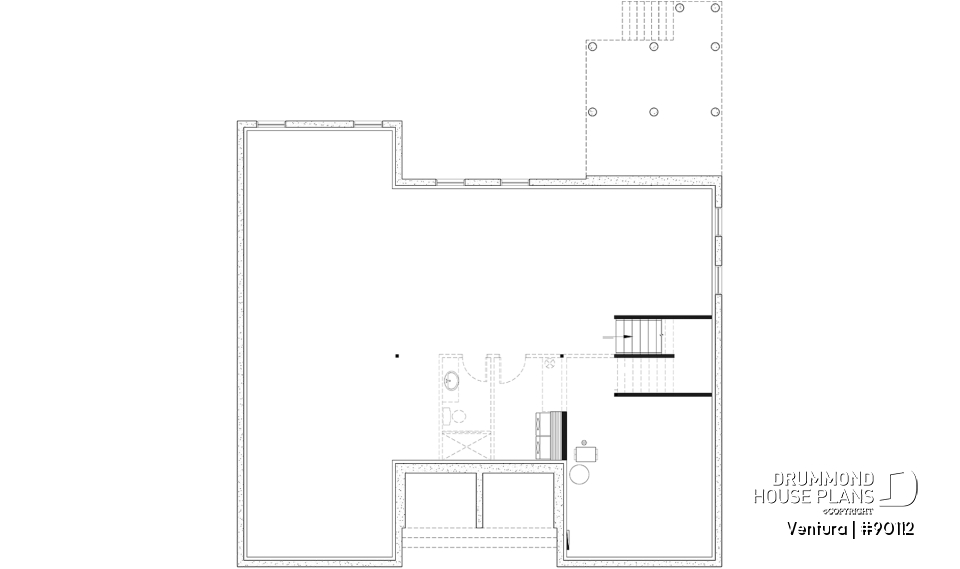 Unfinished basement - Magnificient eco-friendly Farmhouse, 4+ beds, 2 kitchen islands, playroom, gym, optional finished basement ($) - Ventura