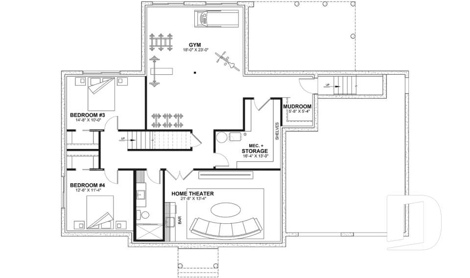 Finished basement (Optional $) -  - Maple Way - Eco