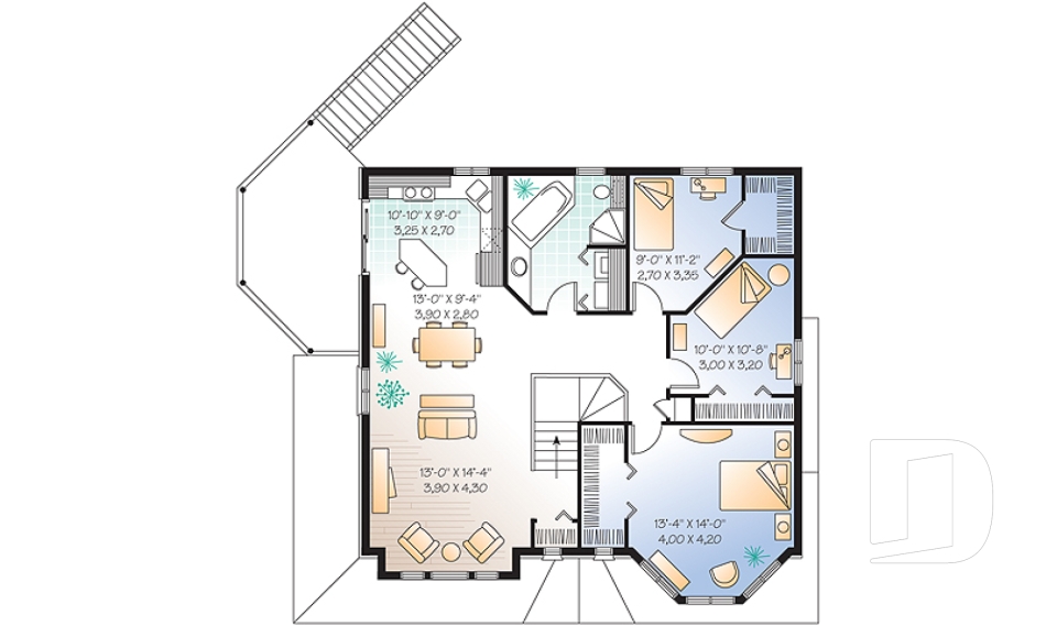2nd level -  - Courcelle