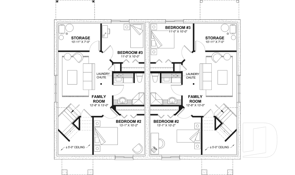 Finished basement (Optional $) -  - Lucinda
