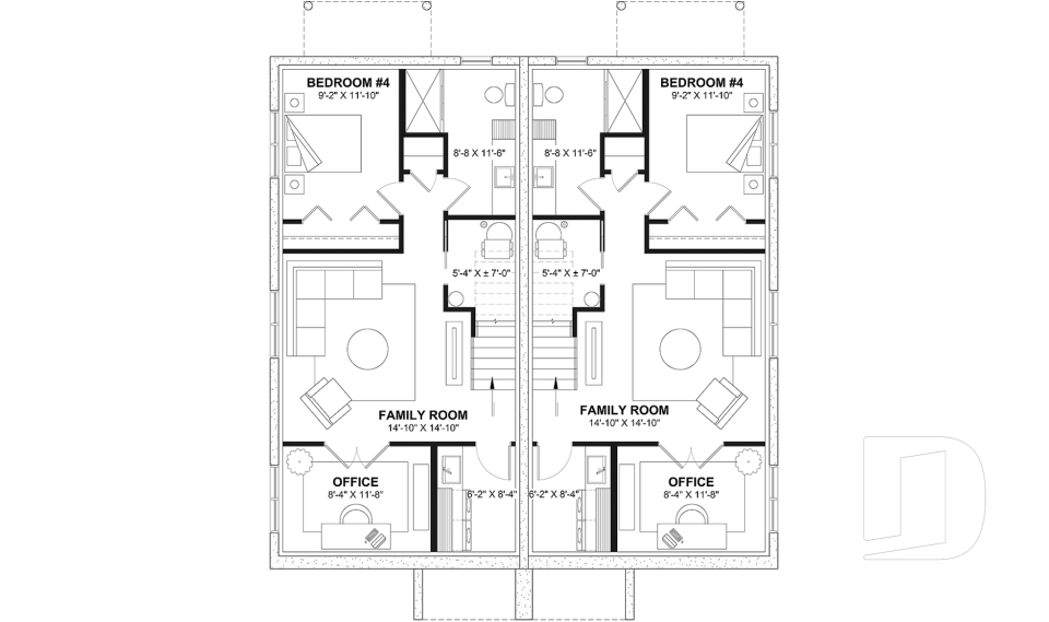 Finished basement (Optional $) -  - The Mallory 3