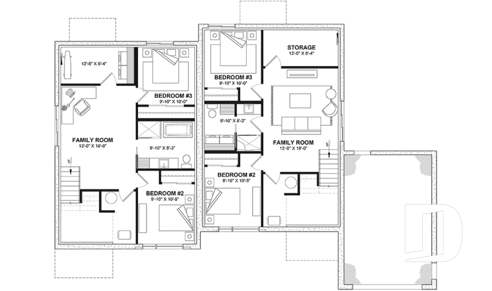 Finished basement (Optional $) -  - Paris