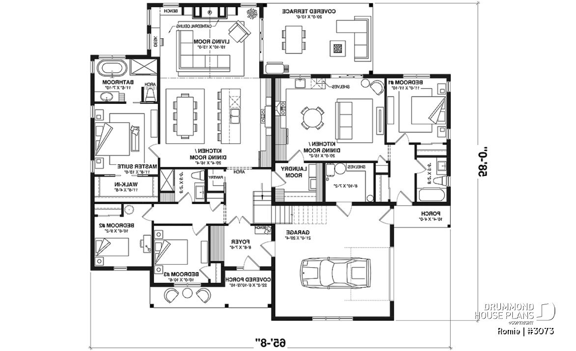 1st level - Magnificent farmhouse-style bi-generation house, shared sheltered terrace and laundry room - Romie
