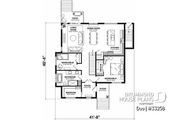 1st level - Single storey with a one-bedroom bachelor in the daylight basement, ideal for first-home buyers! - Duo