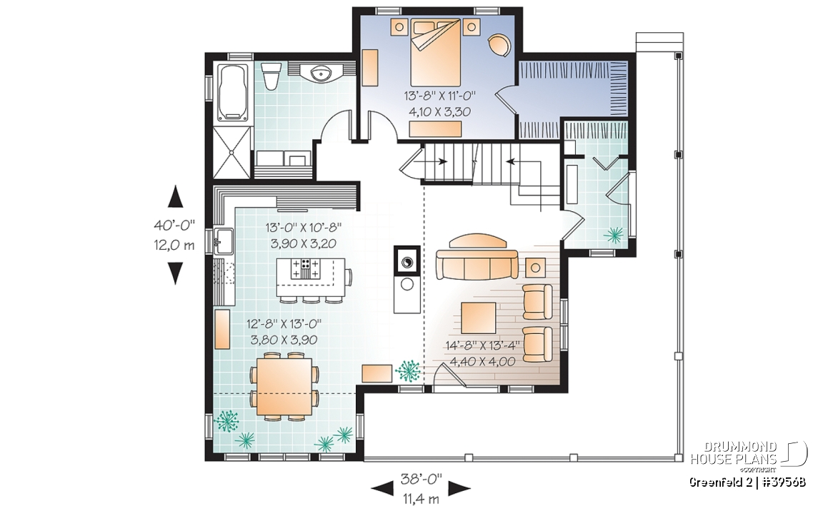1st level - 5 bedroom chalet with basement appartment and mezzanine - Greenfeld 2