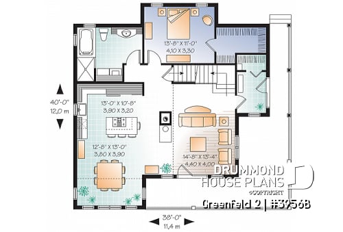 1st level - 5 bedroom chalet with basement appartment and mezzanine - Greenfeld 2