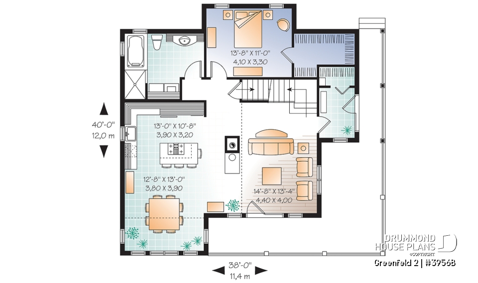 1st level - 5 bedroom chalet with basement appartment and mezzanine - Greenfeld 2