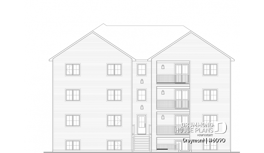 Rear view - BASE MODEL - Greymont