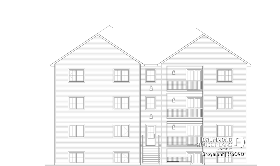 Rear view - BASE MODEL - Greymont