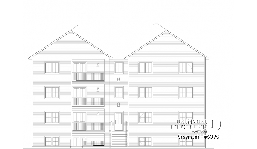 Rear view - BASE MODEL - Greymont