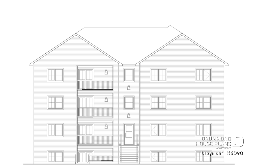 Rear view - BASE MODEL - Greymont