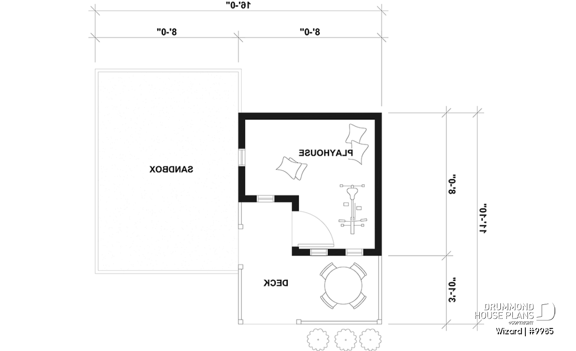 1st level - Free French Country-Style Playhouse Plan for Children - Wizard