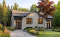 front - BASE MODEL - Traditional 3 bedroom duplex house plan, spacious family room,  laundry on main floor, split entry - Homewood