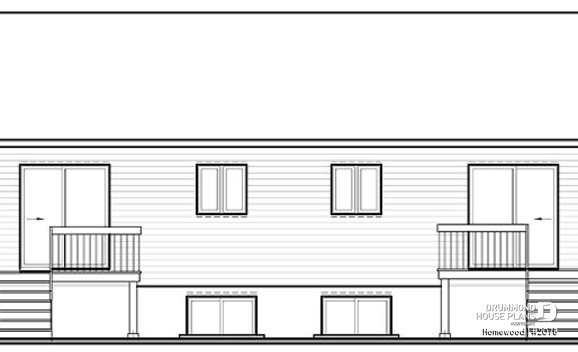 rear elevation - Homewood