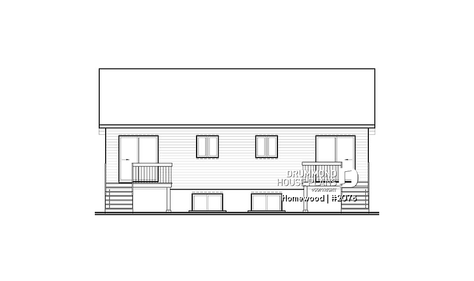 rear elevation - Homewood