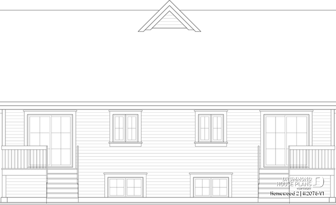 rear elevation - Homewood 2