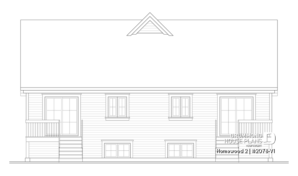 rear elevation - Homewood 2