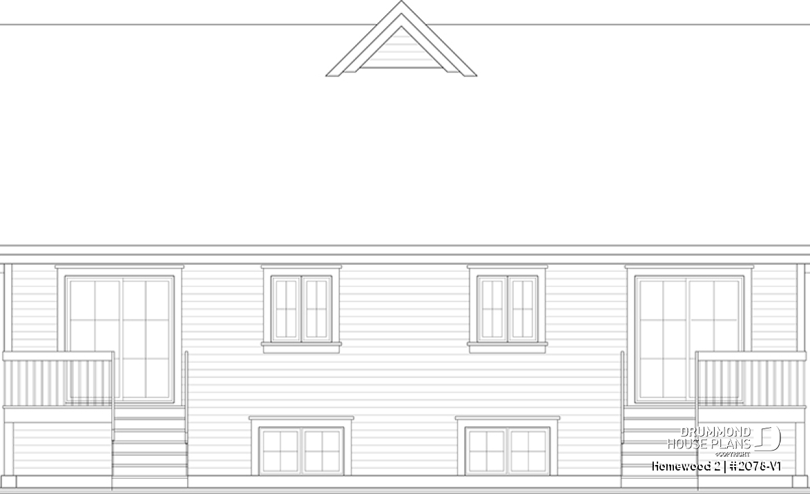 rear elevation - Homewood 2