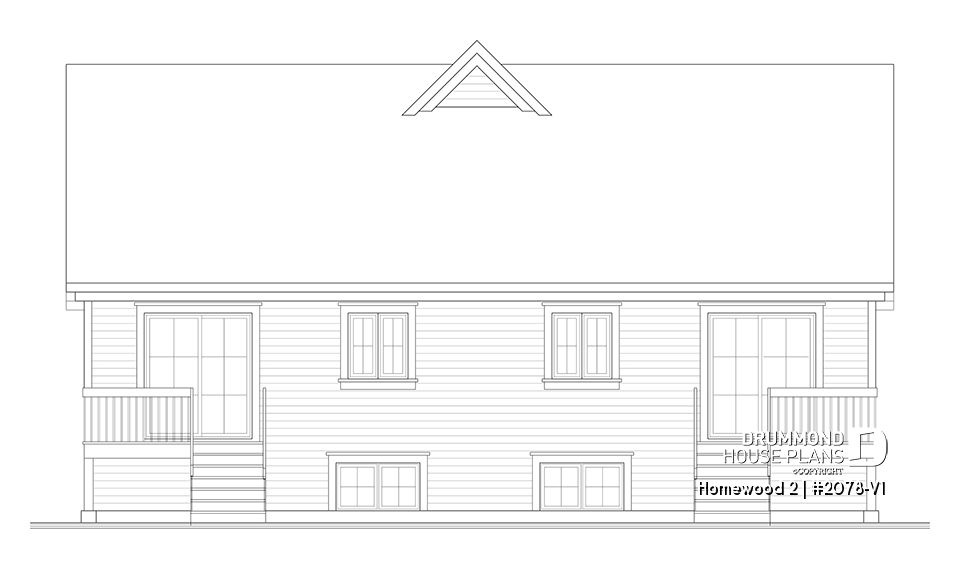rear elevation - Homewood 2