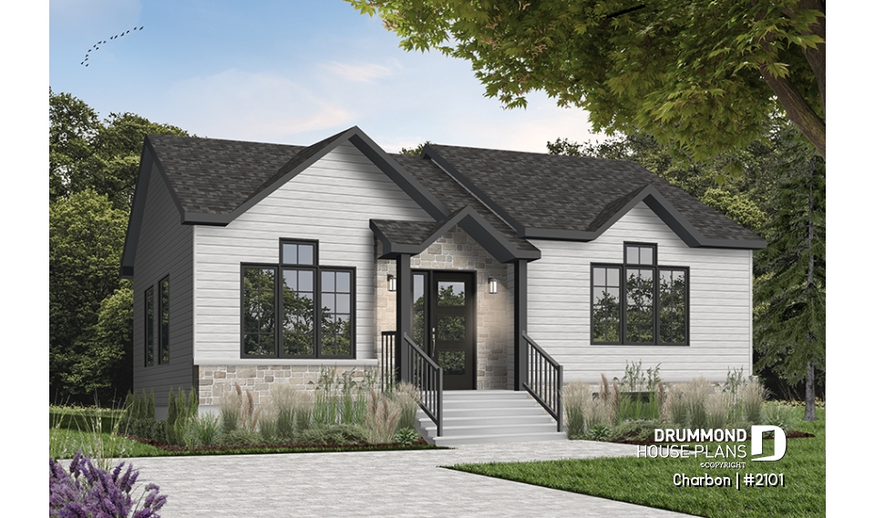 Color version 1 - Front - Charbon