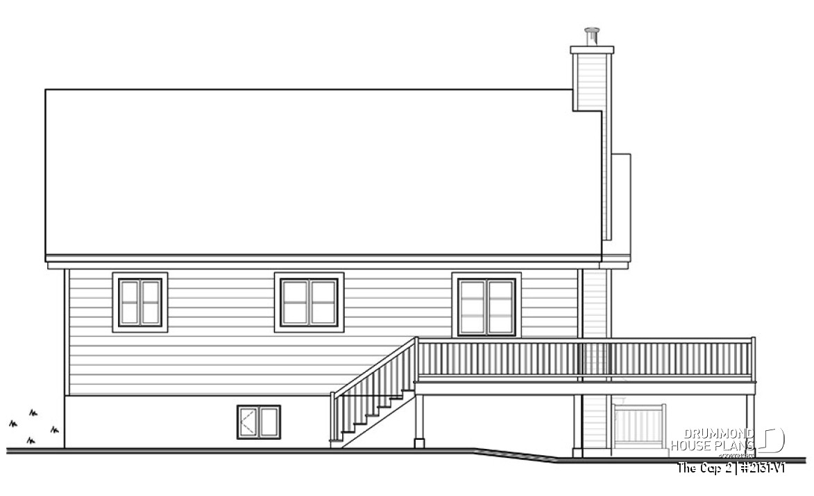rear elevation - The Cap 2