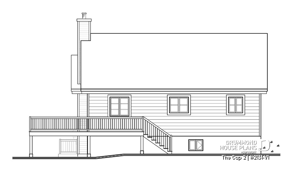 rear elevation - The Cap 2