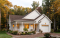 front - BASE MODEL - Low budget ranch style home with garage, 2 bedrooms, one-car garage, unfinished daylight basement - Meadowlark