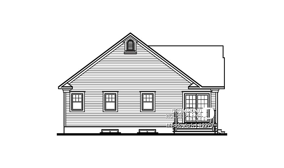 rear elevation - Meadowlark