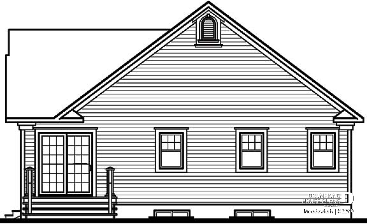 rear elevation - Meadowlark