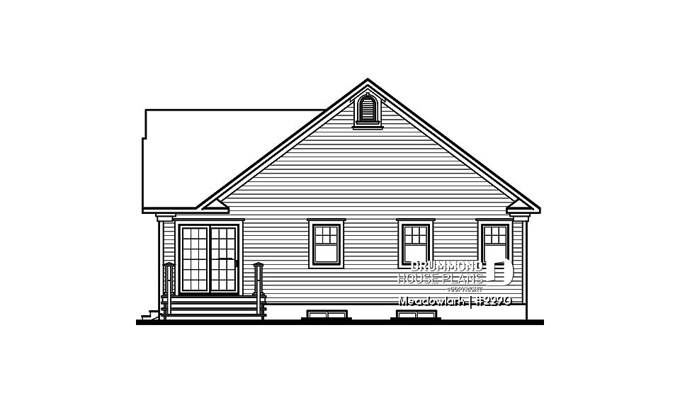 rear elevation - Meadowlark