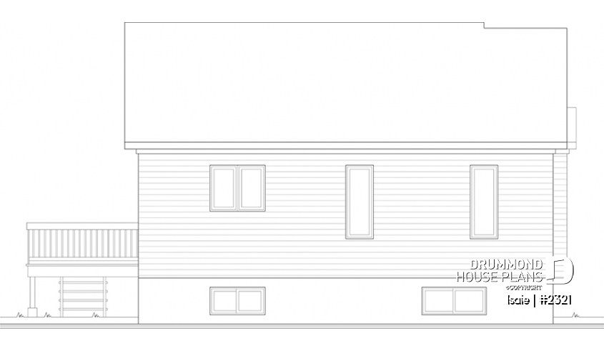 rear elevation - Isaie