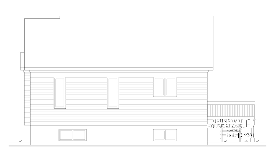 rear elevation - Isaie