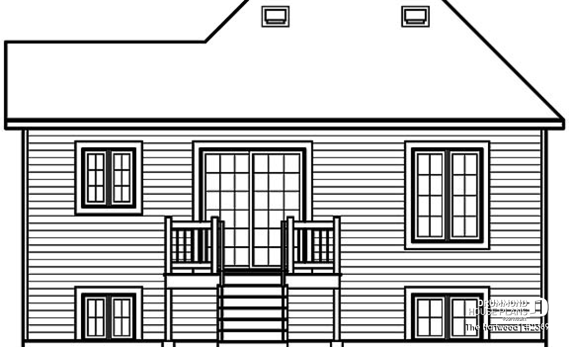rear elevation - The Hartwood