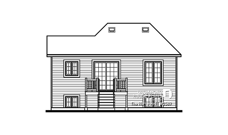rear elevation - The Hartwood