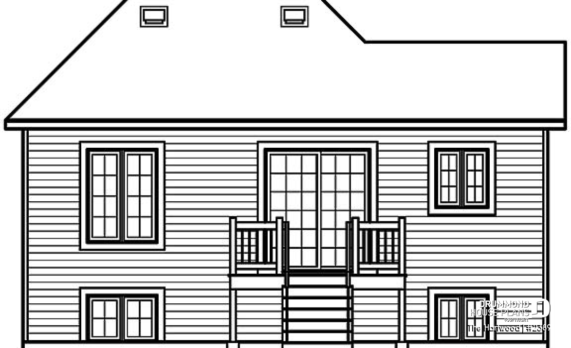 rear elevation - The Hartwood