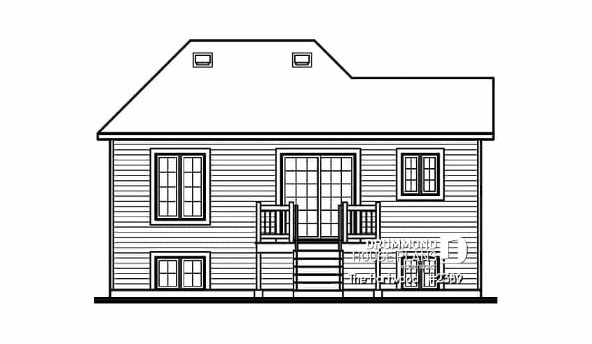 rear elevation - The Hartwood
