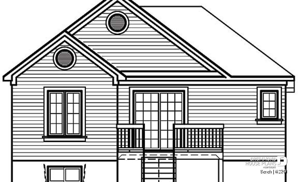 rear elevation - Sarah