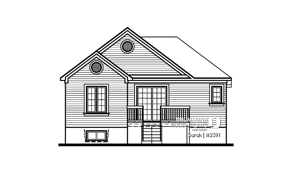 rear elevation - Sarah