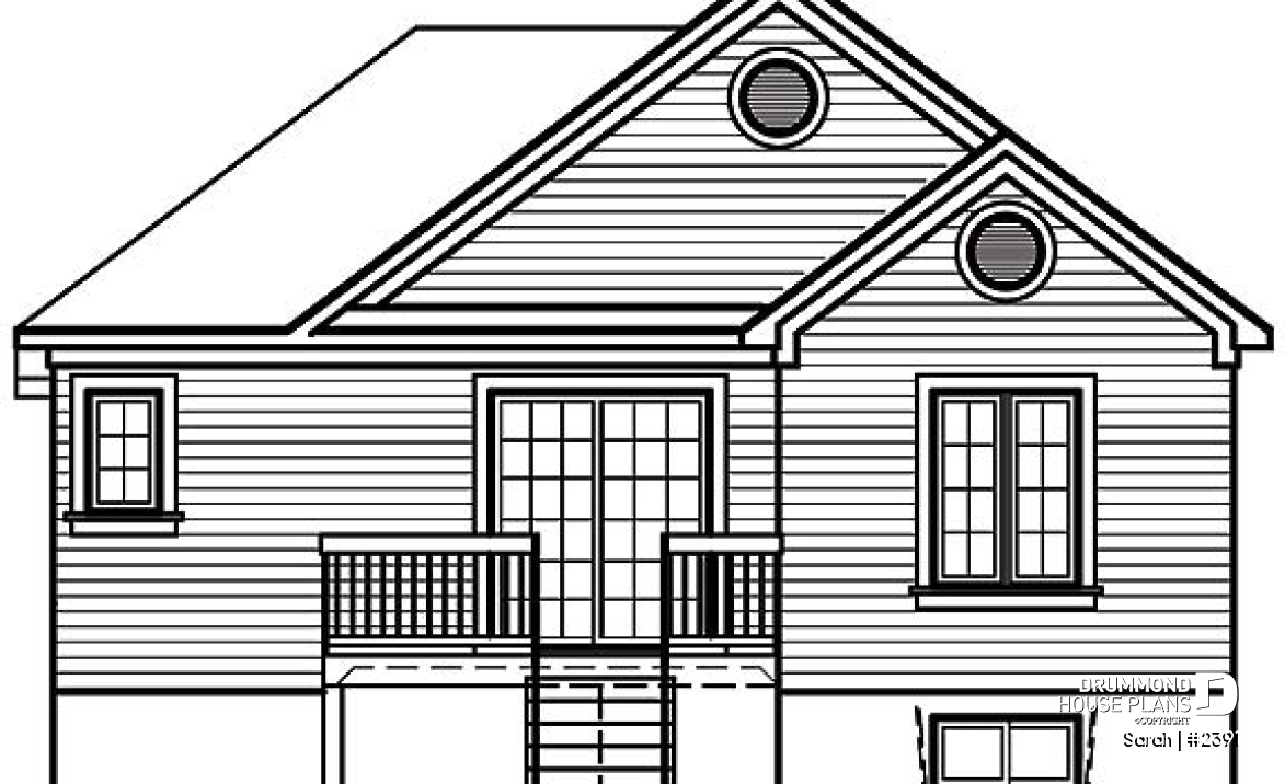 rear elevation - Sarah