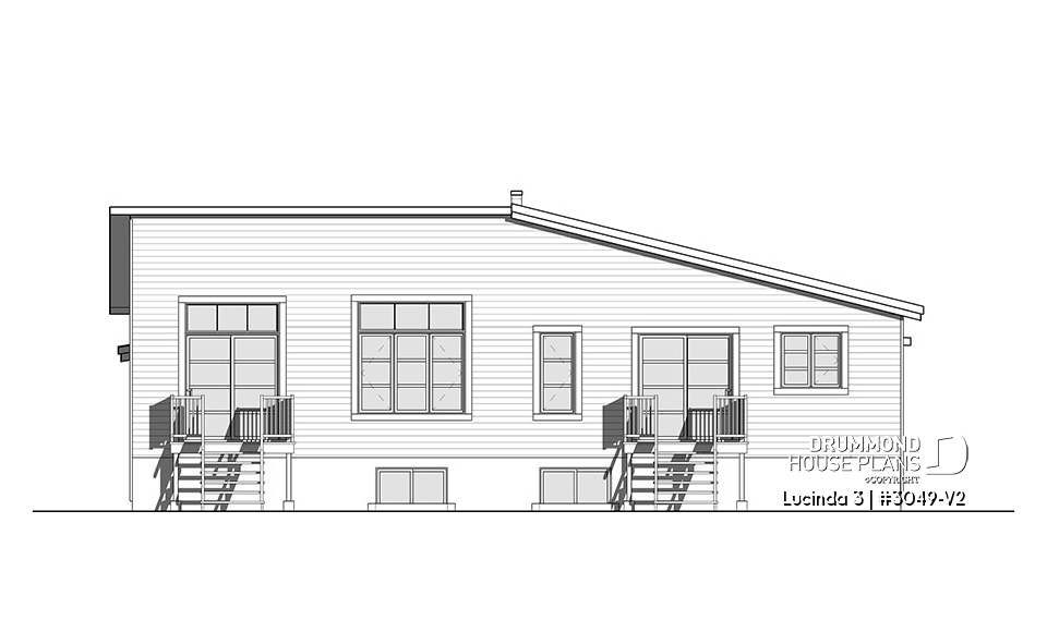 rear elevation - Lucinda 3