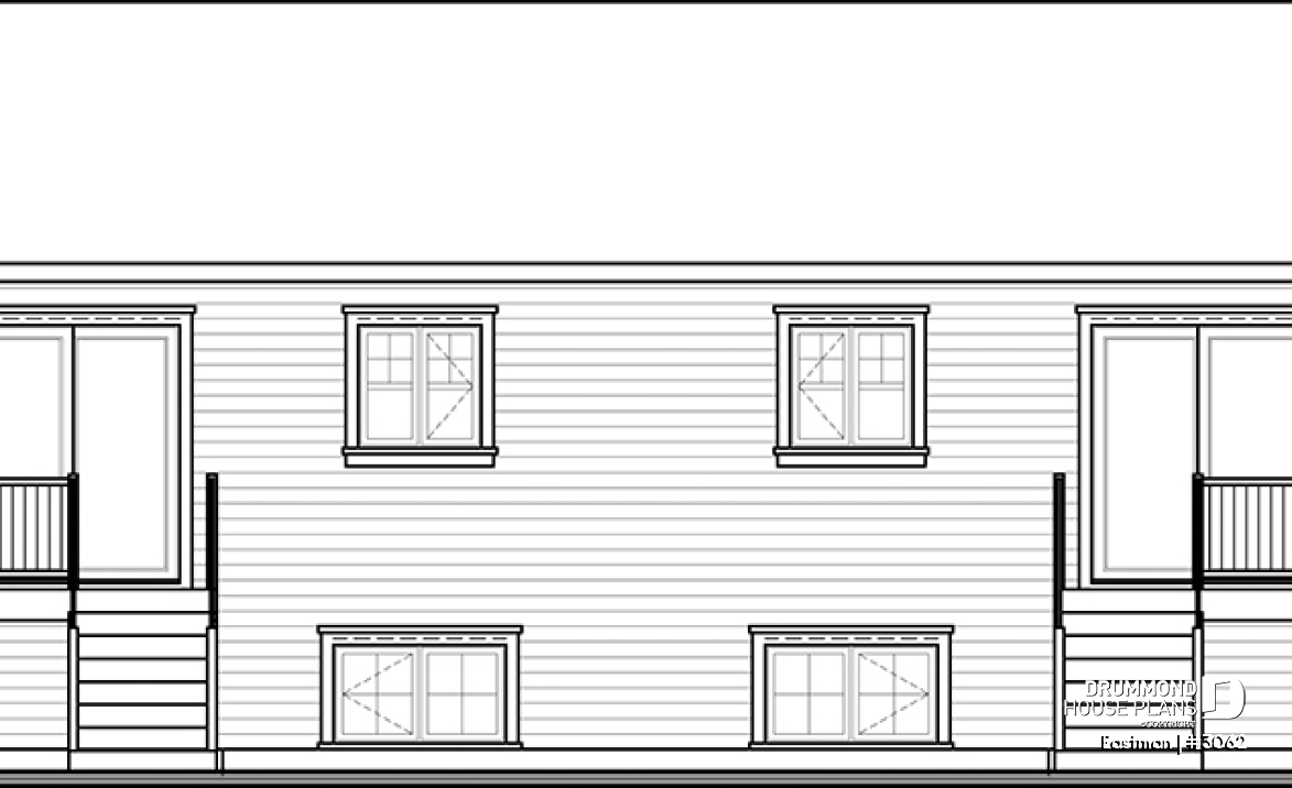 rear elevation - Eastman