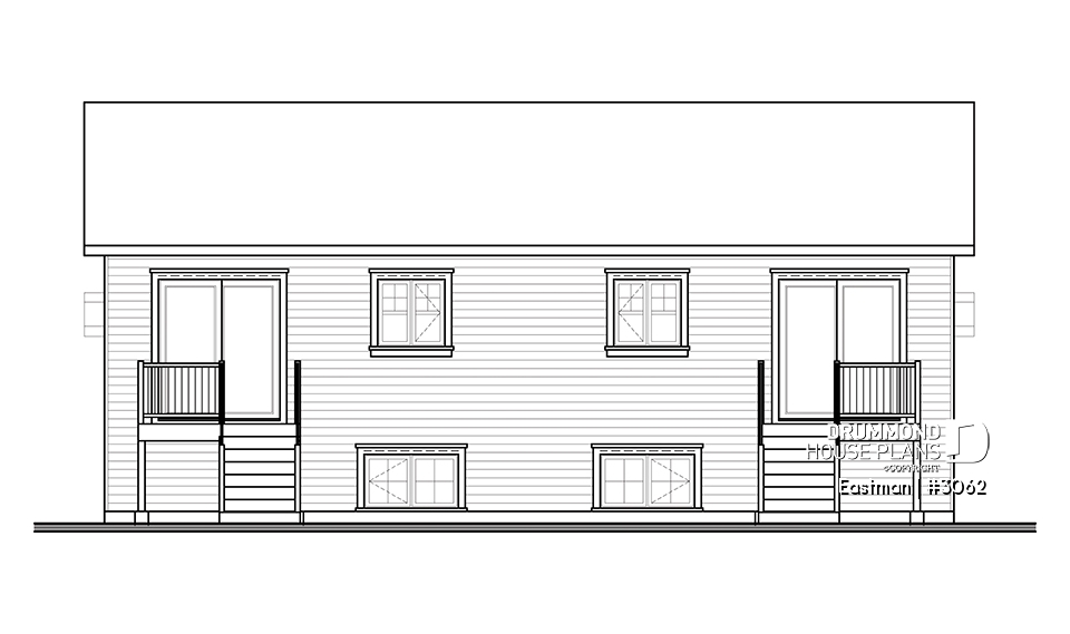 rear elevation - Eastman