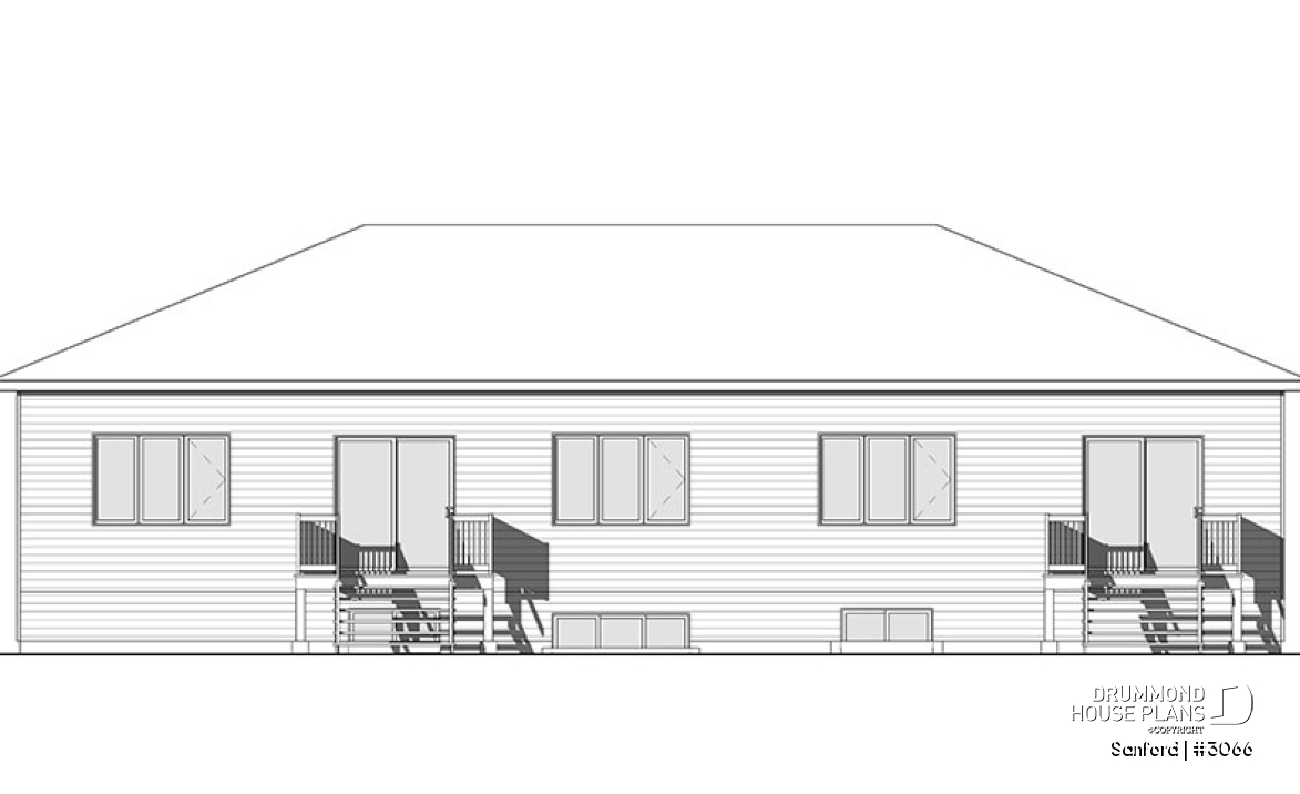 rear elevation - Sanford