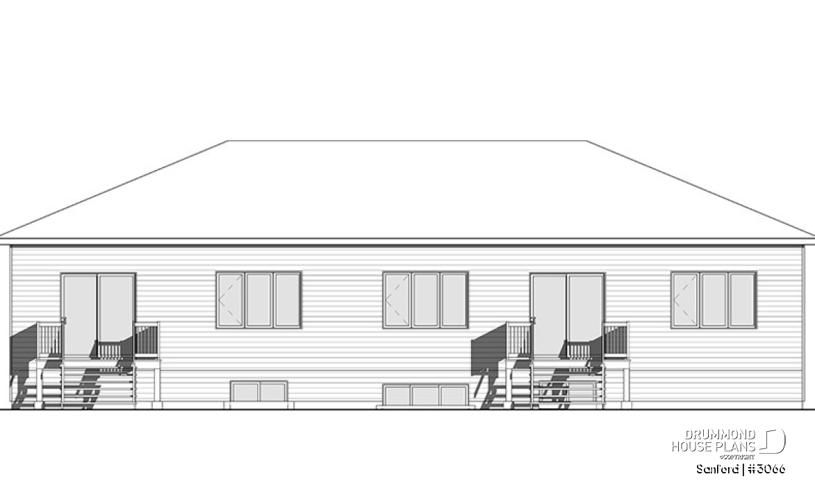 rear elevation - Sanford