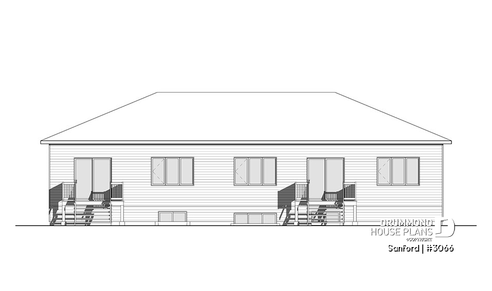 rear elevation - Sanford