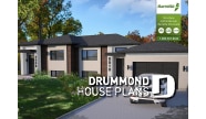 front - BASE MODEL - Modern duplex plan, 1 to 3 beds, 2 bathrooms per unit, open kitchen, dining and living concept, family room - Paris