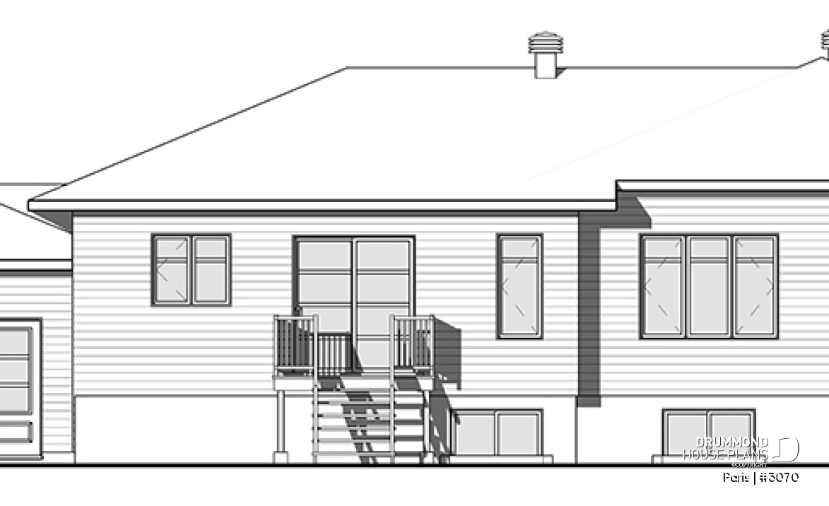 rear elevation - Paris